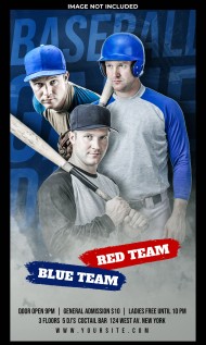 Baseball Game Day – Social Media Post Template Design - Photo #7875 ...