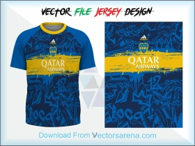 Boca Juniors T-Shirt Design Vector File – Free Download - Photo #5580 ...
