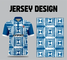 Abstract Blue Geometric Sports Jersey Vector Design - Photo #6266 ...