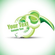 Green Background Design with Text – Modern Editable Template - Photo ...