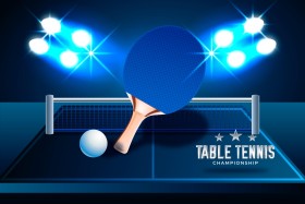 Realistic Table Tennis Arena Background - Photo #7066 - Vectors Arena ...